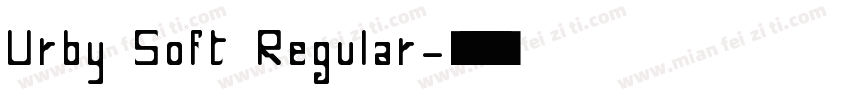 Urby Soft Regular字体转换